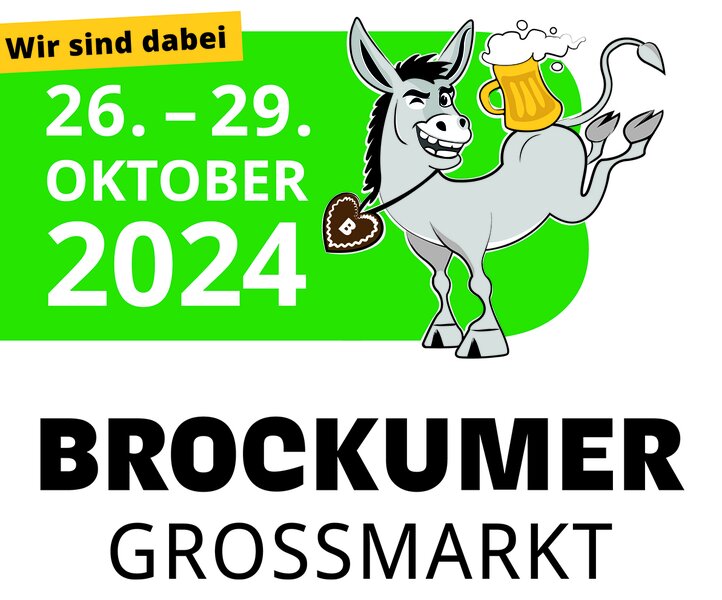 Landmaschinen und Vieh auf dem Brockumer Großmarkt Meier Brakenberg